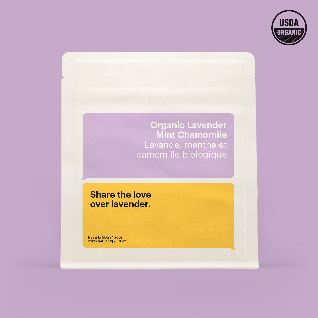 Organic Lavender Mint Chamomile
