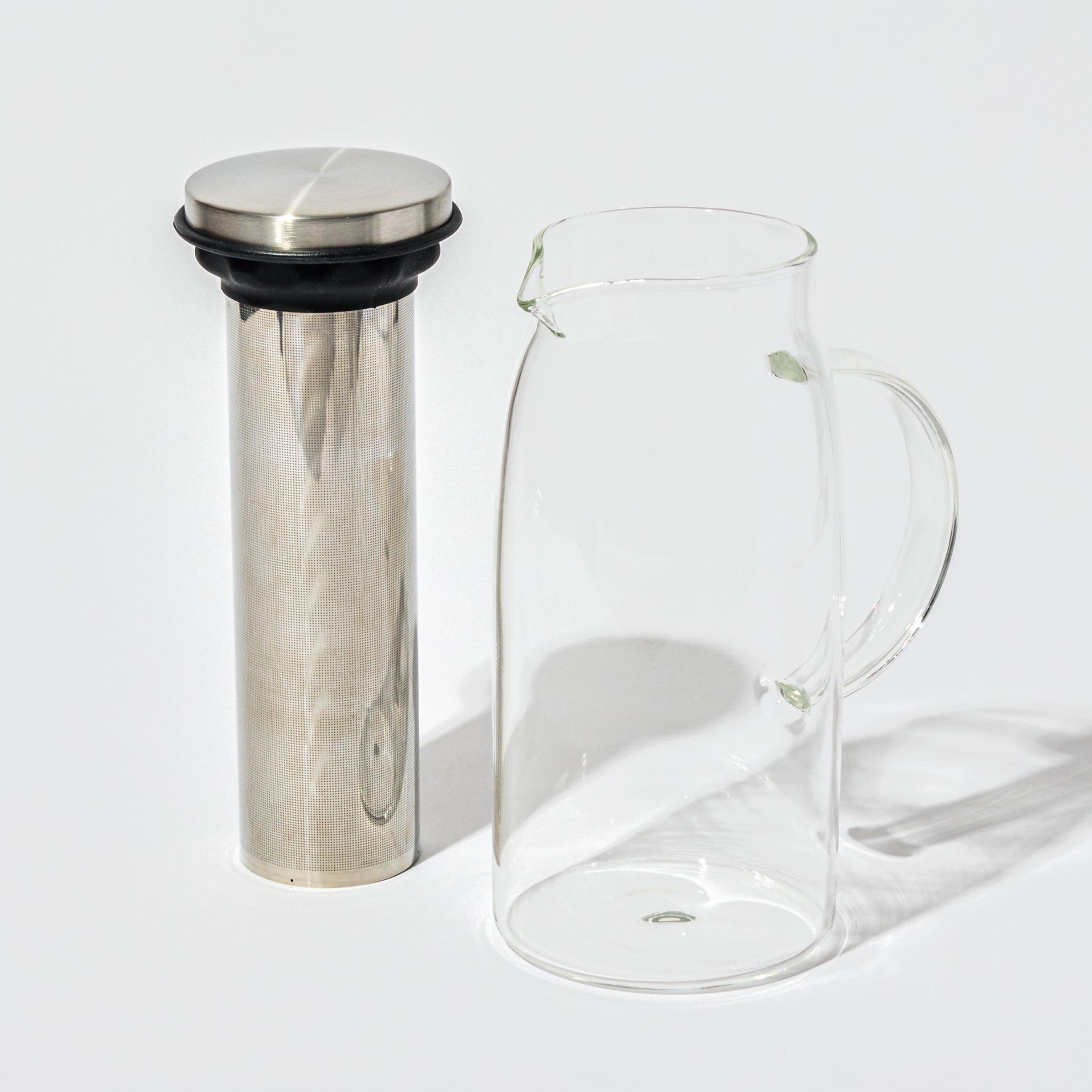 Glass Iced Tea Pitcher with Filter