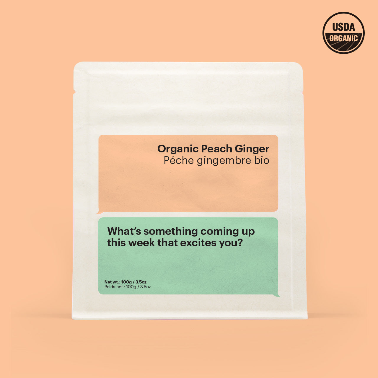 Organic Peach Ginger